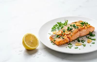 Baked Salmon with Herbs