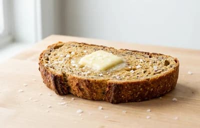 Whole-Grain Bread with Butter