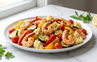 Sheet-Pan Shrimp and Vegetables