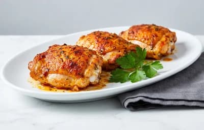 Garlic Paprika Baked Chicken Thighs