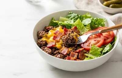 Bunless Burger Bowl