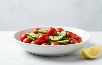 Cherry Tomato and Cucumber Salad