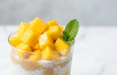 Coconut Chia Pudding with Mango
