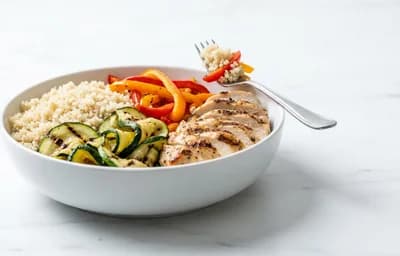Grilled Chicken Quinoa Bowl