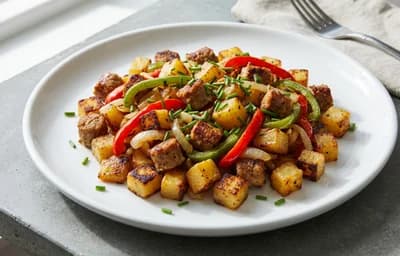 Turkey Sausage and Potato Scramble