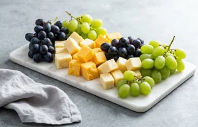 Cheese and Grapes