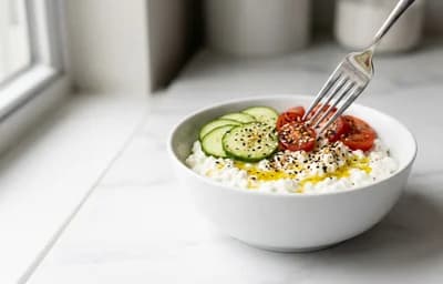 Savory Cottage Cheese Bowl