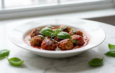 Turkey Meatballs in Marinara