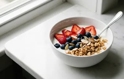 Greek Yogurt Bowl with Berries and Granola