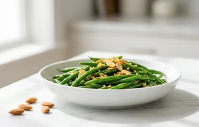 Sautéed Green Beans with Almonds