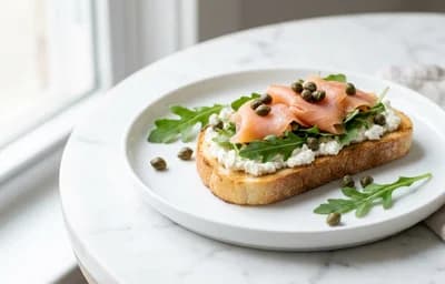 Smoked Salmon and Ricotta Toast