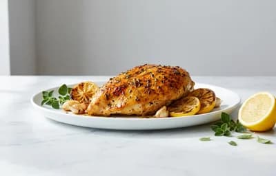 Roast Chicken with Lemon and Herbs