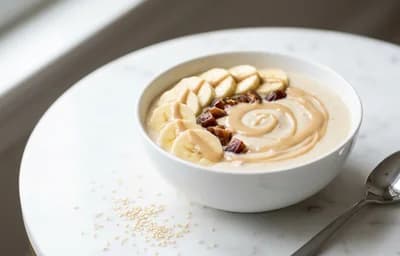 Tahini Banana Smoothie Bowl