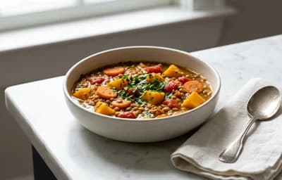 Lentil and Butternut Squash Stew