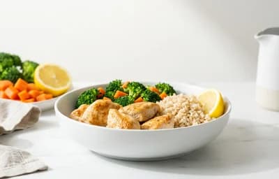 Chicken and Rice Bowl with Vegetables