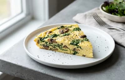 Spinach Mushroom Frittata