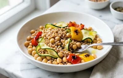 Chickpea Farro Bowl