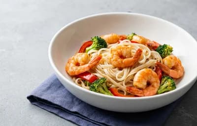 Shrimp Stir-Fry with Rice Noodles