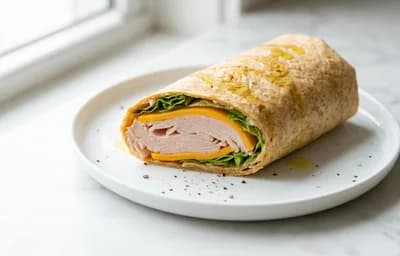 Fresh Turkey and Cheese Wrap