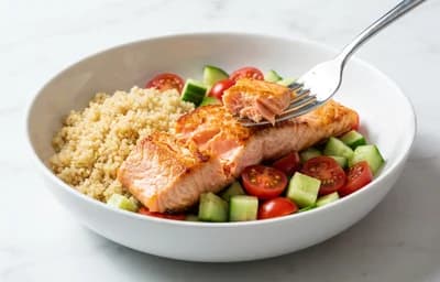 Salmon Quinoa Salad Bowl