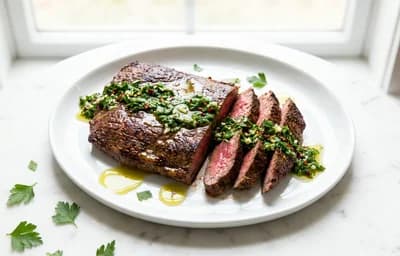 Flank Steak with Chimichurri