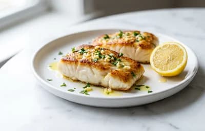 Pan-Seared Cod with Herbs