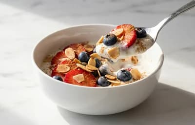 Greek Yogurt with Berries and Almonds