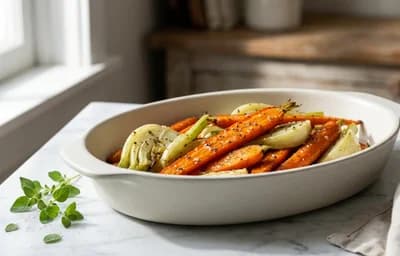 Roasted Carrots and Fennel