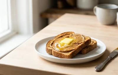 Toast with Peanut Butter,