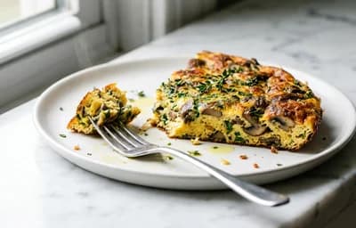Mushroom and Herb Frittata