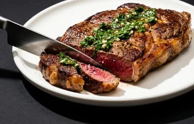 Grilled Sirloin Steak with Chimichurri
