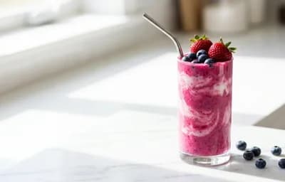 Coconut Milk Berry Smoothie