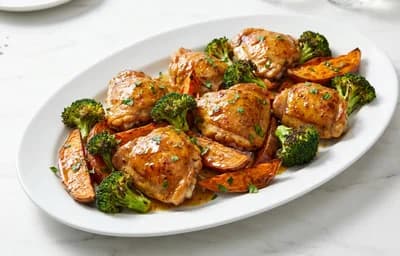 Sheet-Pan Honey-Mustard Chicken Thighs