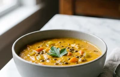 Sweet Potato and Lentil Soup