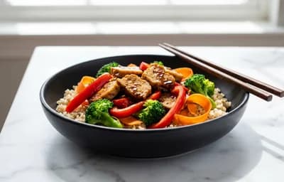 Seitan Stir-Fry with Vegetables