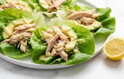 Turkey and Avocado Lettuce Wraps
