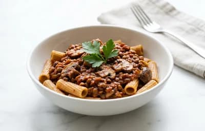 Mushroom Lentil Ragu