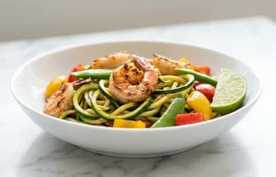 Shrimp Stir-Fry with Zucchini Noodles