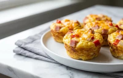 Egg Muffins with Ham and Cheese