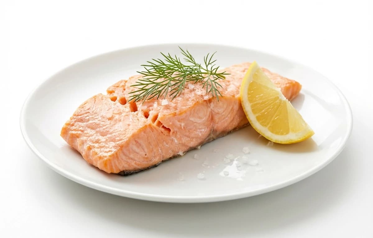 cooked wild atlantic salmon