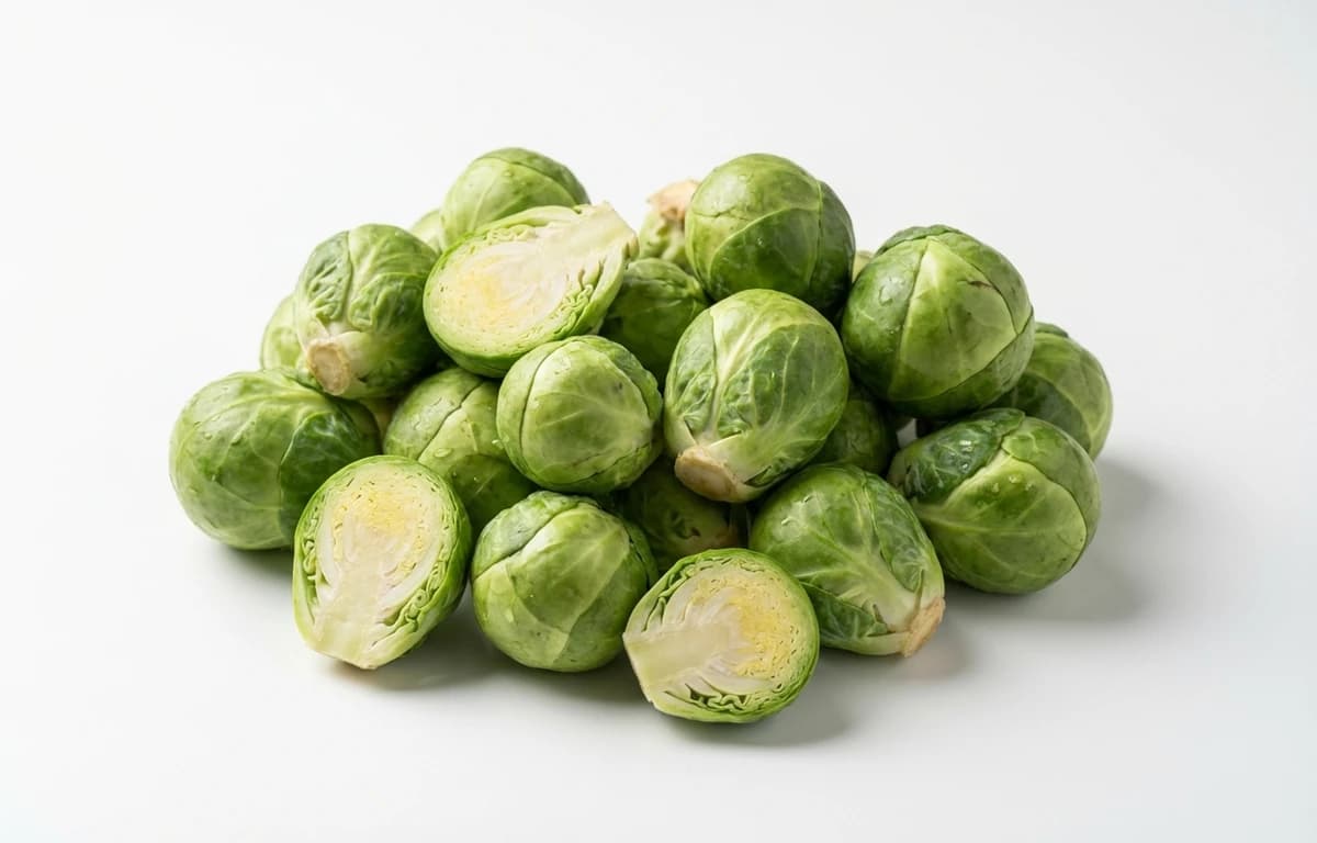 boiled unsalted brussels sprouts