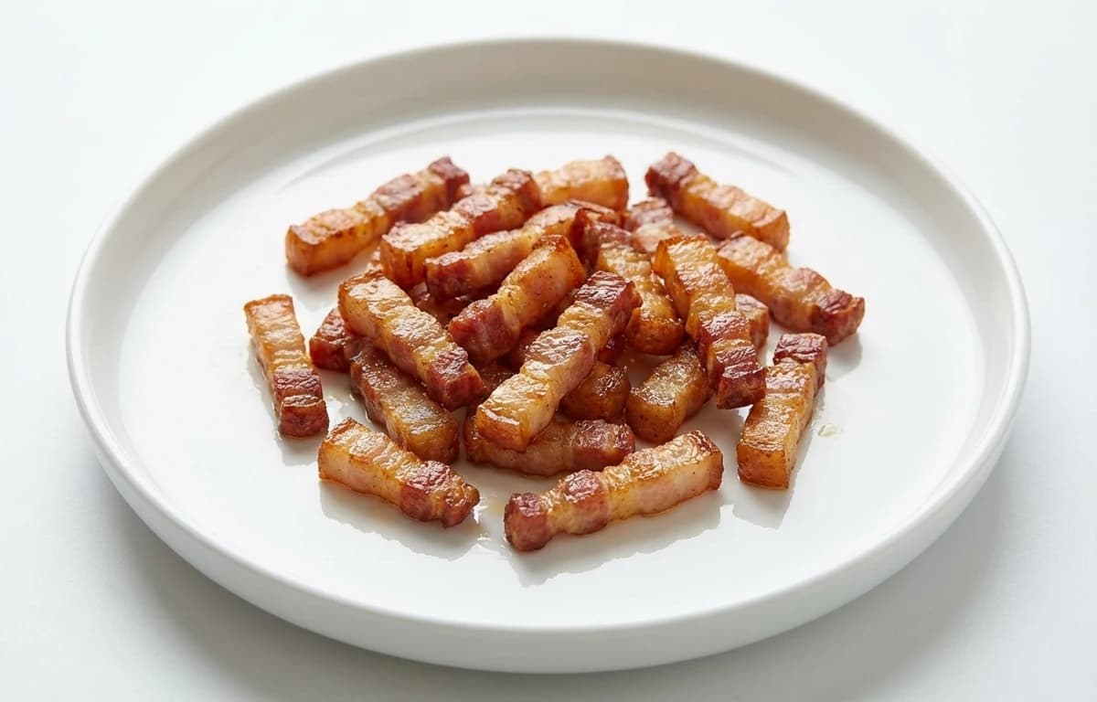 roasted cured pork fat