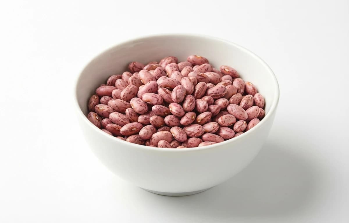 raw pink beans