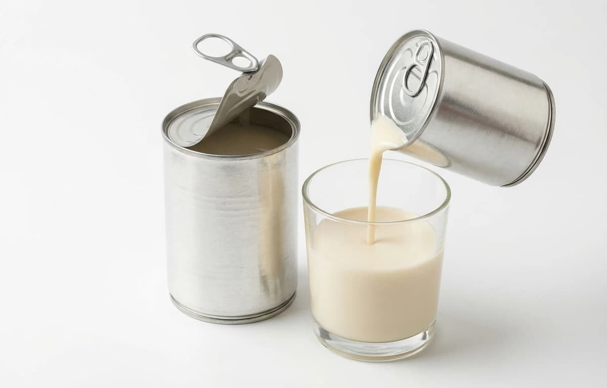canned evaporated milk