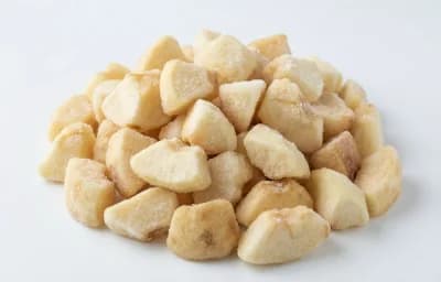 frozen unsweetened apple