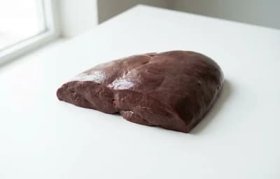 raw beluga whale liver