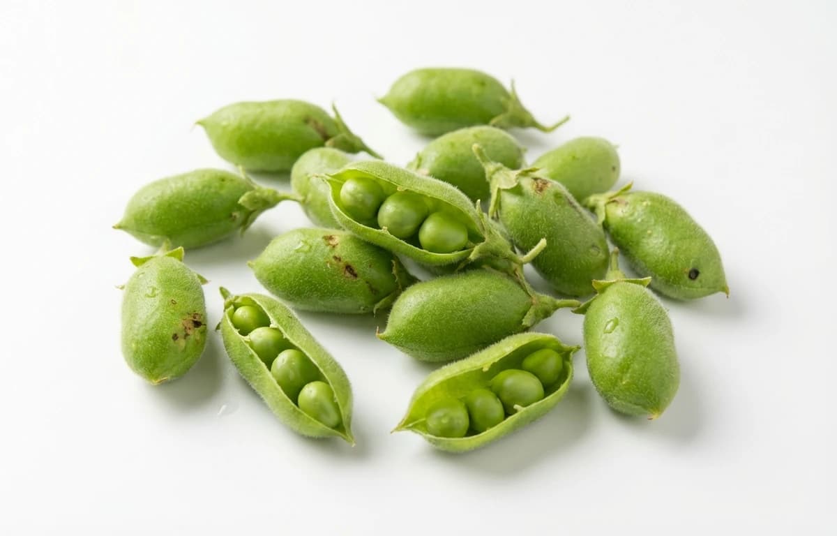 fresh green chickpeas