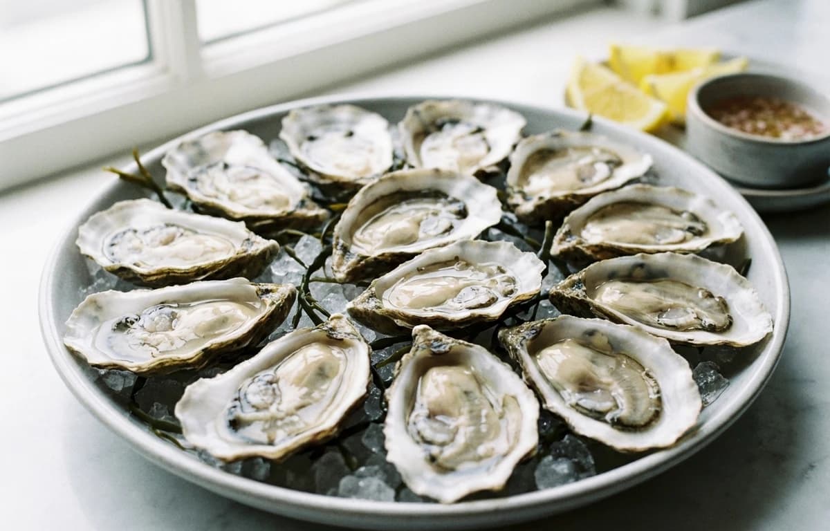 shucked oysters