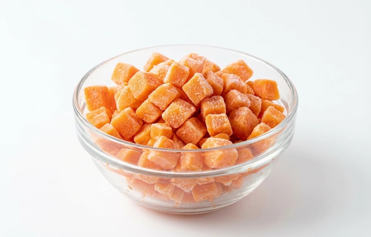 frozen diced carrots