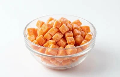 frozen diced carrots